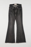 Vanishing slim bootcut denim pants