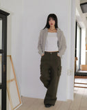 [MADE] Haub Back Curve Cargo Pocket Wide Cotton Pants