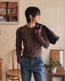 Elio Shoulder Lace-up Long Sleeve