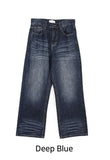 Derif Wrinkle Washed Denim Pants