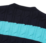 Park cable stripe knit