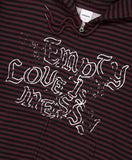 EMPTY STRIPE ZIP UP HOODIE