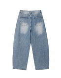 Alfie Wide Washed Denim Pants