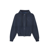 [LAN ARCHIVE] Pigment Patch Logo Crop 2Way Hood Zip-Up