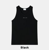 Holdy Ribbed Stud Sleeveless