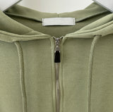 Bonnie overfit hoodie zip-up