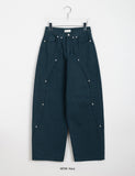 Ian Wave Slit Cotton Pants