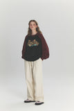 SNACK CAT Raglan Sweatshirt