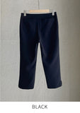 Miyu Half Slit Three Quarter Capri Pants
