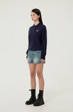 Flower Half Denim Pants