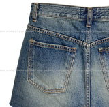 Bohemian Half-Length Denim Pants