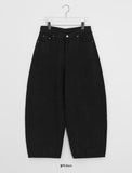 Minges Brushed Cotton Balloon Wide Pants