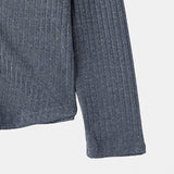 Rogen Ribbed Linen Button Cardigan