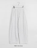 [unisex] Clue side pin tuck banding training jogger pants
