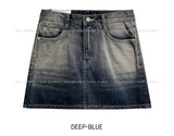 Gra Washing Denim Mini Skirt