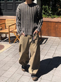 Pigment Washed Damage Ribbed Knit