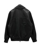 (unisex) Panel Deep Two-Way Leather Jacket