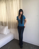Lanon High-Waisted Bootcut Pants