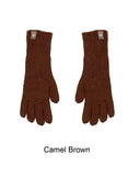 Lavin Finger Hole Knit Gloves