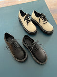 Chuo Stitch Platform Sole Loafers