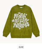 Matter Lettering Brush Knit