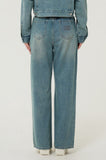 Flower Denim Pants