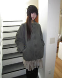 Novak Vintage Washing Short Bomber Jacket