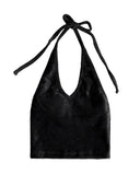 Marsh Fur Halter Neck Sleeveless