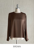 Jay Round Satin Blouse
