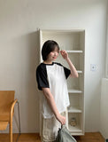 [BAONHAUS] Marcel Raglan Color Matching Short Sleeve Tee