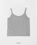 [BAONHAUS] [BASIC-ON] Old Ribbed Basic String Sleeveless