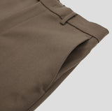Enti brushed semi-wide slacks