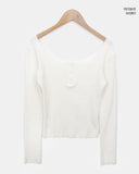 Aest U-neck Burton Ribbed T-shirt