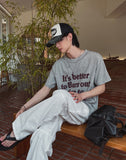 Butter printing short sleeve t-shirt