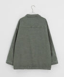 Tuto Pocket Pigment Half Bomber Jacket