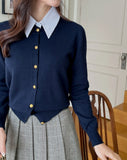 Ebon Shirt Layered Cardigan
