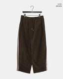 Remo fleece track wide pants