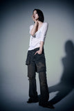 Layered Flare Jeans