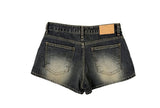 Dean Vintage Washing Denim Low Shorts