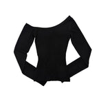 Wrap Set Corset One-Off Shoulder Top
