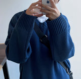 Swed V-neck loose fit knitwear