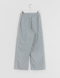Rebom Lace Nylon Banding Wide Pants