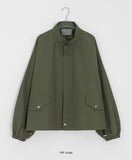 Ranbe Windbreaker Over Bomber Jacket