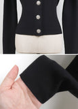 Velia V-Neck Cubic Cardigan
