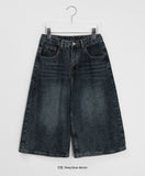 [Unisex] Ilpou Washing Denim Bermuda Pants