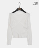 Shimmer Dot Lace Long Sleeve T-Shirt