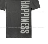 Happiness Lettering Slim Off Shoulder Tee