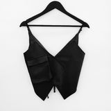 Land pocket bustier sleeveless