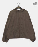 Succo Check Two-Way Cotton Hood Zip Up