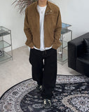Eto Wide Black Cotton Pants